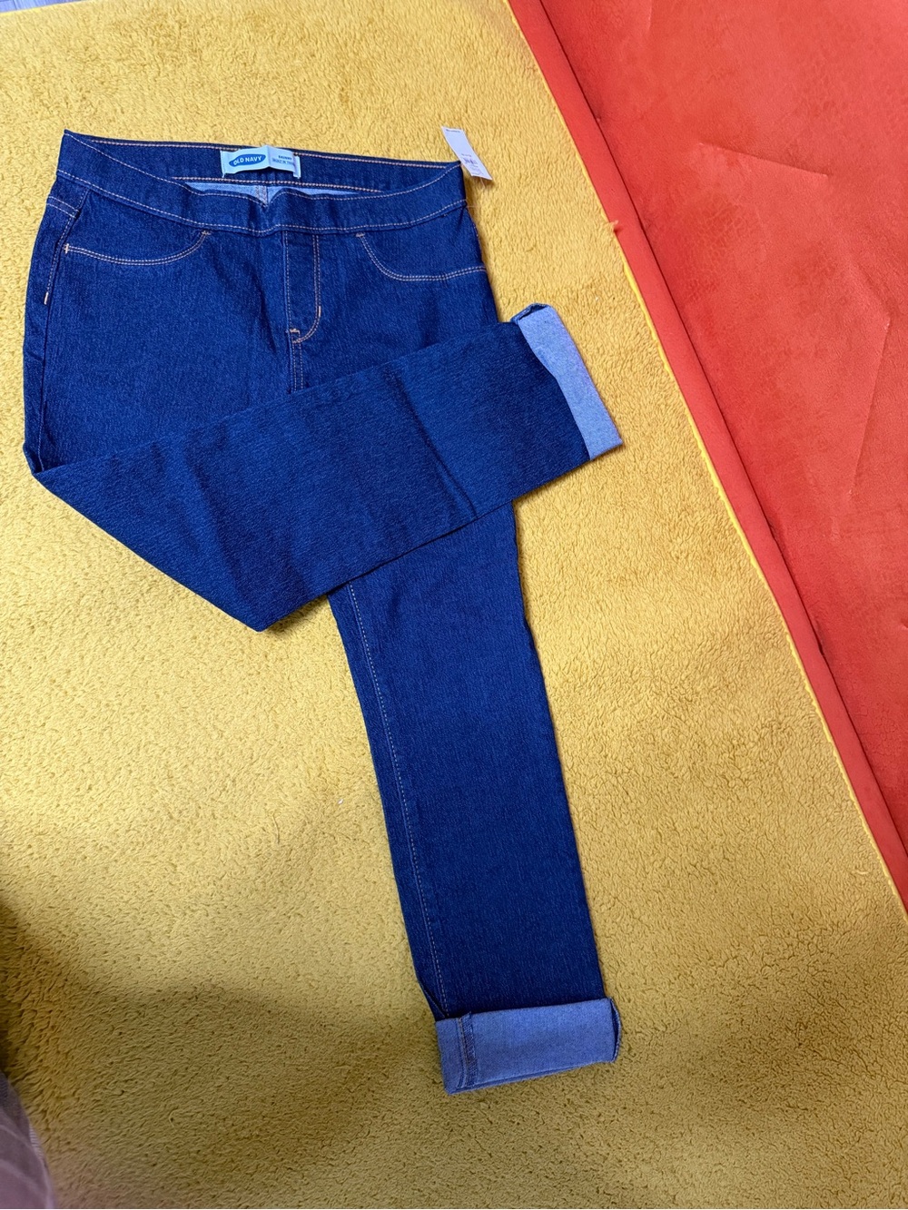 old navy Classic Dark Blue girls Stretch Jeans sz 14/16 XL